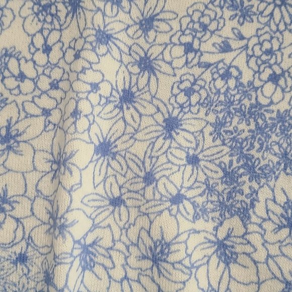 Blue & White Floral Cardigan, Loft - Picture 5 of 10